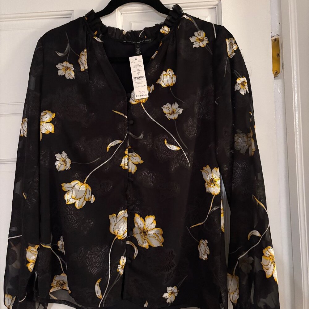 NWT  WHBM Size 2 Blouse